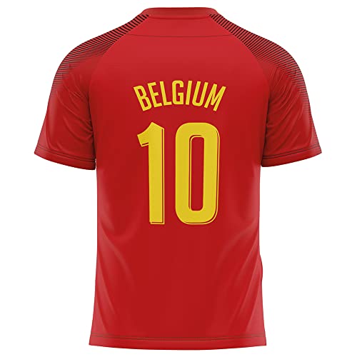 Camiseta Filtro UV Bélgica Red Devils Copa Torcedor Retrô