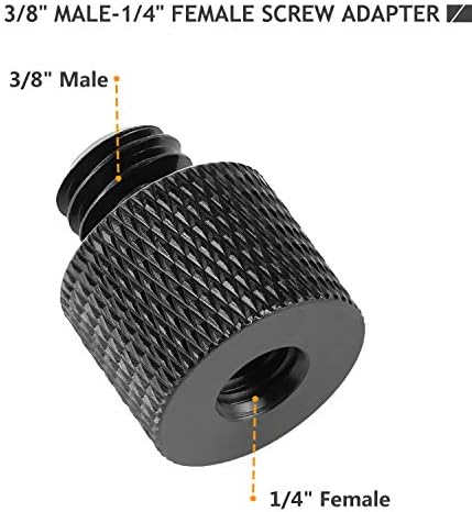 Camera Screw Adapter Thread 1/4" Male to 3/8" Female and 3/8" Male to 1/4" Female Adapter Set for Camera Monitor, Tripod, Mount Avatar
