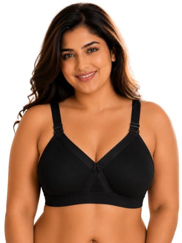 Image of SONA Women's Super Fit Cotton Full Coverage Non-Padded Non-Wired Everyday Bra - Full Support -(Pack of 1)