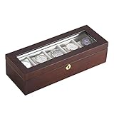5. Überlegene Qualität: Schöne Holz wickelt die Außenseite der Box mit einem weichen weißen Samtmaterial, das das Innere auskleidet.