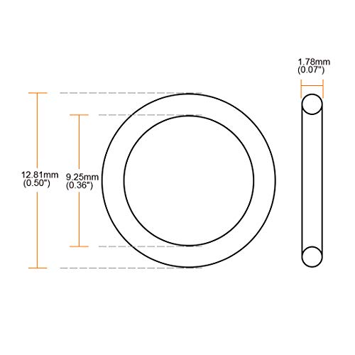 Caucho nitrilo NBR 9.25 mm interior para evitar filtraciones 3