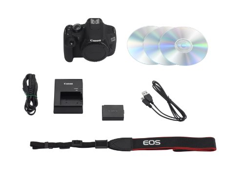 Canon EOS 1200D - Cámara réflex digital de 18 Mp (pantalla 3", vídeo Full HD), color negro - sólo cuerpo