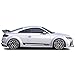 Autocollant de Style de Jupe d'autocollant de Jupe de Rayures latérales de Porte de Voiture, pour Audi TT MK3 8S TTS TTRS Accessoires Racing Sport Quattro 420