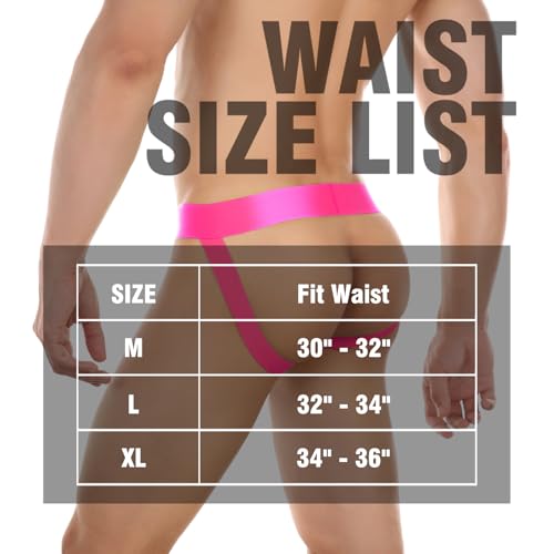 Jock Strap Thongs, Sexy Brief Underwear for Men Athletic Supporters Underpants3