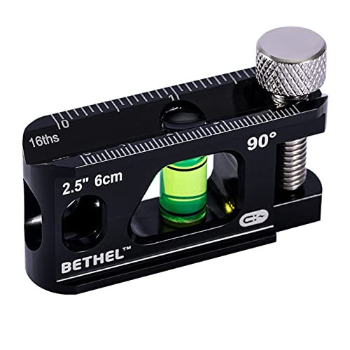 BETHEL Torpedo Level, Magnetic Billet Torpedo Level, Verti, Aluminum Alloy Construction,V-Groove and Magnet Track (2.5 inch)