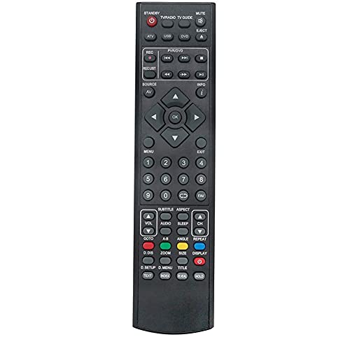 ALLIMITY Télécommande Remplacer pour BLAUPUNKT TV 32/124I-WB-5B-HBKUP-UK 32/122I-GB-5B-HBKU-UK 32-56J-GB-5B-F3HKUP 32/112J-GB-3B2-HKUP-EU...