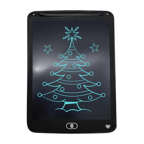 lousa mágica digital branca quadro magico infantil 12 polegadas，Quadro branco preto LCD com caneta