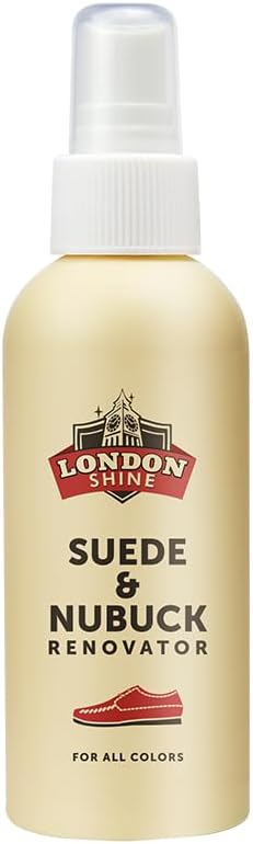 London Shine Suede & Nubuck Renovator Spray | Waterproof & Stain Repellent | Restores Color & Texture | For UGG Shoes, Boots, Bags & Jackets | Safe for All Colors | 110ml