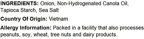 Onion Chips, Sea-Salted, No Color Added, No Sugar Added, Natural, Delicious And Healthy, Bulk Chips!!! (Onion Chips, 1.8 Lbs) #TOP2