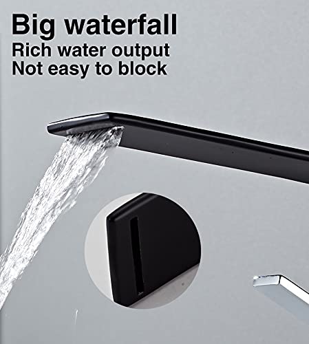 Robinet de lavabo de salle de bain anti-calcaire mitigeur blanc JCAKES - 6