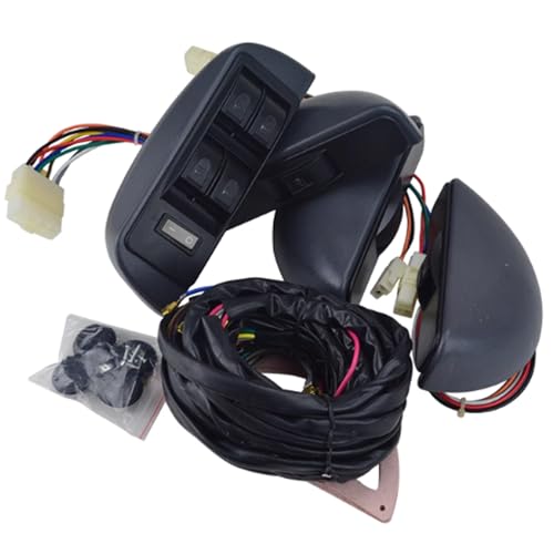 12V Car Universal Crescent Power Window Switch Kit for 4 Doors