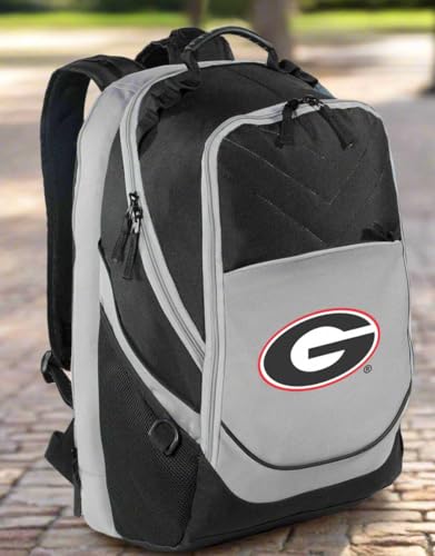 Image of Broad Bay Georgia Bulldogs Backpack | Official University of Georgia Logo, Padded Laptop Computer Section, Premium 600 Denier Nylon Fabric