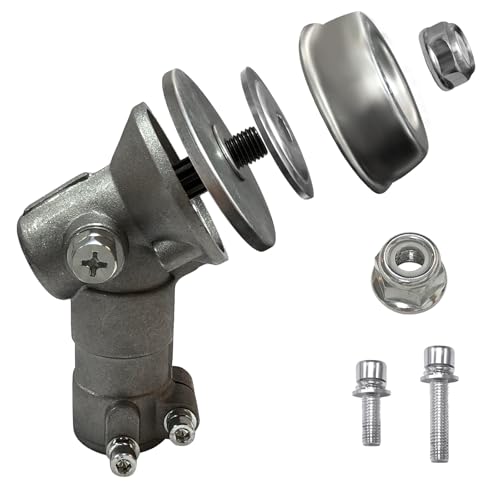 texasrun Trimmer Gear Head Gearbox Head Replacement for Husqvarna 525RX 525LK 525LS 525L 525LX 525RJD 525RJX 525RK 525RS 525RXT 535LST Trimmer Gear Head Gearbox Head Part No. 537199201, 537199202