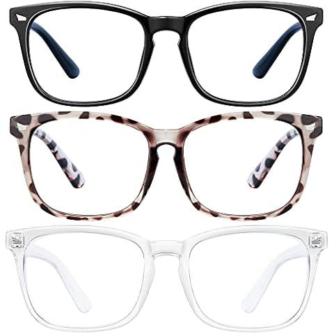hunsquer Blue Light Blocking Glasses - 3Pack Cover