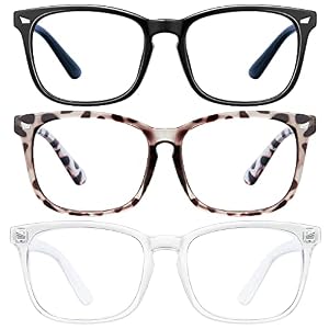 hunsquer Blue Light Glasses for Woman/Men Computer Blue Light Glasses