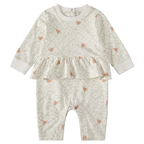 Combinaison Adidas bébé fille à volants et manches longues en coton sport