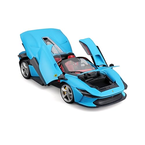 Bburago Ferrari Daytona SP3: Modellino Auto In Scala 1:18 Della Ferrari Signature Edition, Blu, Dai 14 Anni In Su, 18 – 16912BL - 4