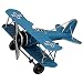 Yuciya Manualidades Aviones Metal Retro, Modelo Manualidades Aviones Biplano de Metal, Juguetes Colgantes de Aviones de Hierro Forjado, Decoración de Escritorio
