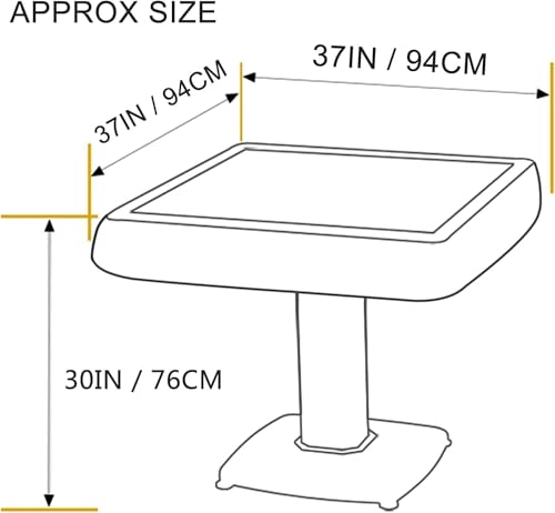 Mesa automática ultrafina para Mahjong con cubiertas reversibles miniatura 6