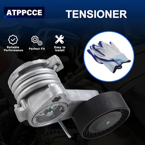 ATPPCCE 39112 Belt Tensioner Assembly With Pulley For 06-13 BMW 128/323/325/328/330/525/528/530/Z4/X3/X5 OE# 11287530314 11288624196 89399 419-365