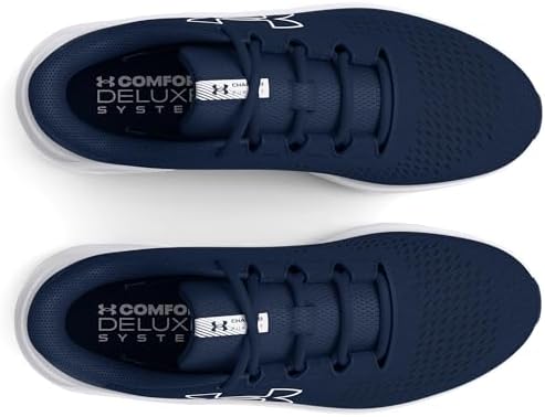 Under Armour Charged Pursuit 3 Big Logo Erkek Koşu Ayakkabısı , (400) Akademi/Akademi/Beyaz, 43 EU - Görsel 2