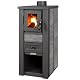 Kaminofen ProTermo Lava Ceramic in Anthrazit/Schwarz, 6,5 kW