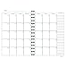 Kahootie Co. Kahootie Co Weekly Planner, 6-inch x 9-inch, Teal and White (ITKWTW)