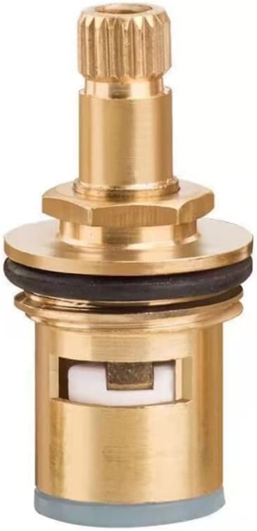 Faucet Ceramic Stem Cartridge Valve, G1/2" Brass Tap Ceramic Disc Cartridge Replacement for Bothroom Kitchen (Type A1- H44mm)