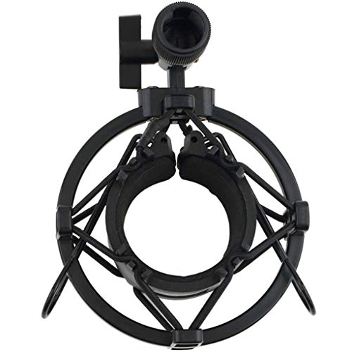 Support micro noir de 3 kg charge max pour enregistrement sonore