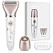 Produktbild Elektrischer Rasierer Damen, Kastiny 2 in 1 Elektrischer Damenrasierer Nass uns Trocken, Elektrorasierer Trimmer für Frauen Wiederaufladbar, Lady Shaver für Beine Körper Achseln Gesicht Bikinizone