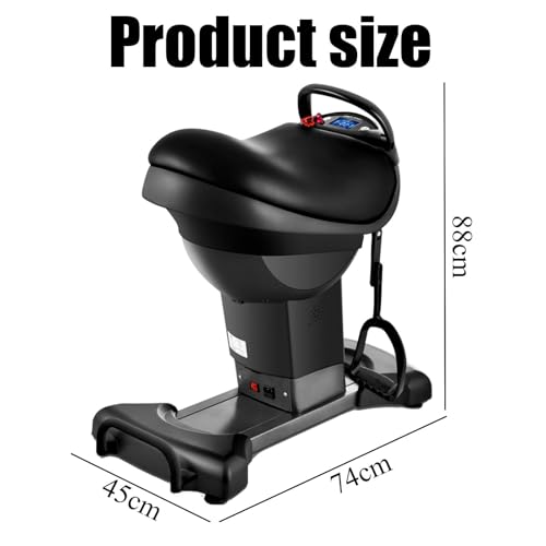 Image of Electric Horse Riding Machine,Abdominal Exercise Machine,Horse Riding Exercise Machine,for Gymnasium, Indoor Club(Black)(Black)(Black)