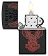 Zippo Sturmfeuerzeug - Harley-Davidson, Black Matte, Color Image - Nachfüllbar - Wiederverwendbar - Windfestes Design - Geschenkbox - Made in USA