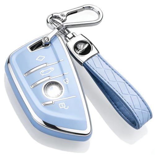 Coque de clé BMW en TPU souple anti-rayures pour modèles X3 X5 340i 430i