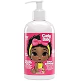 CurlyBaby Curly Shampoo – Tear-Free, Dermatologist-Tested, Hypoallergenic, Fragrance-Free Baby Shampoo for Curly, Kinky, Coily Hair – Gentle Cleanse, Moisturizing, Promotes Healthy Hair Growth - 8oz