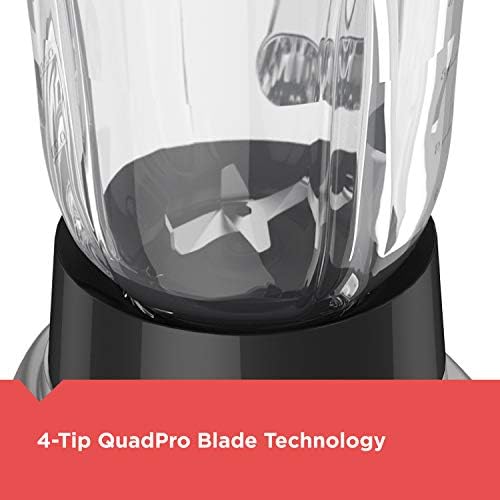 BLACK+DECKER PowerCrush Multi-Function Blender with 6-Cup Glass Jar, 4 Speed Settings, Silver 4