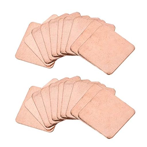 sourcing map Plano IC Chipset Térmico Cobre Disipador Calor para CPU GPU RAM 15 x 15 x 0.3mm 20uds | Ya disponible en tu tienda friki favorita! En mundofriki.es! sourcing map Plano IC Chipset Térmico Cobre Disipador Calor para CPU GPU RAM 15 x 15 x 0.3mm 20uds | Ya disponible en tu tienda friki favorita! En mundofriki.es!