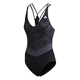 Bequeme Passform adidas Damen Suit PRIMEBLUE Badeanzug, Negro/Naraut, 36B