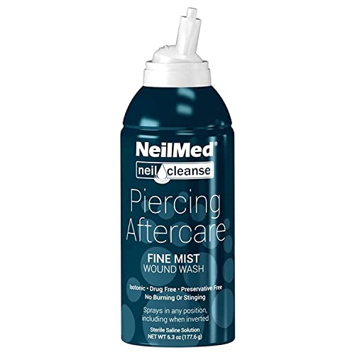 NeilMed NeilCleanse Piercing Aftercare Fine Mist 6.3 Fluid Ounce