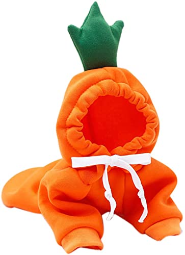 Chezabbey Dog Hoodies Pet Fruit Clothes Outfit Cat Warm Winter Sweater Coat Pullover Clothing Doggie Hooded Sweatshirts Puppy Apparel Cold Weather Costume For Chihuahua Small Medium Dogs #TOP1