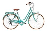 bici acciaio corsa vintage Sella royal - rvs anti water Alpina Bike, Bicicletta Donna America, Acquamarina, 28\