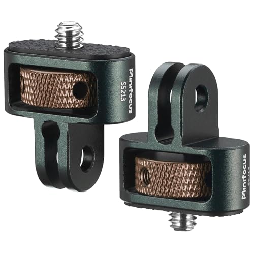 �J�����O�r�A�_�v�^�[�A2����1/4 �u�A�_�v�^�[�˂����J�����}�E���g�A�C���X�^360/Gopro Hero/Sjcam�A�N�V�����J�����Ƒ��̕W��1/4 �v�A�N�Z�T���[�ɑΉ��AGoPro�G�R�V�X�e���p1/4�C���`�}�E���g