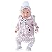 Marina & Pau Poupée bébé fille avec vêtements de poupée Alina 45 cm
