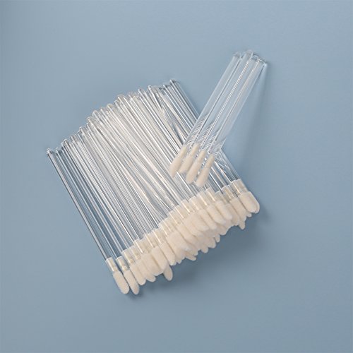 Shintop Disposable Makeup Lip Brush Lipstick Gloss Wands Applicator Perfect Make Up Tool (100Pcs Clear) #TOP3