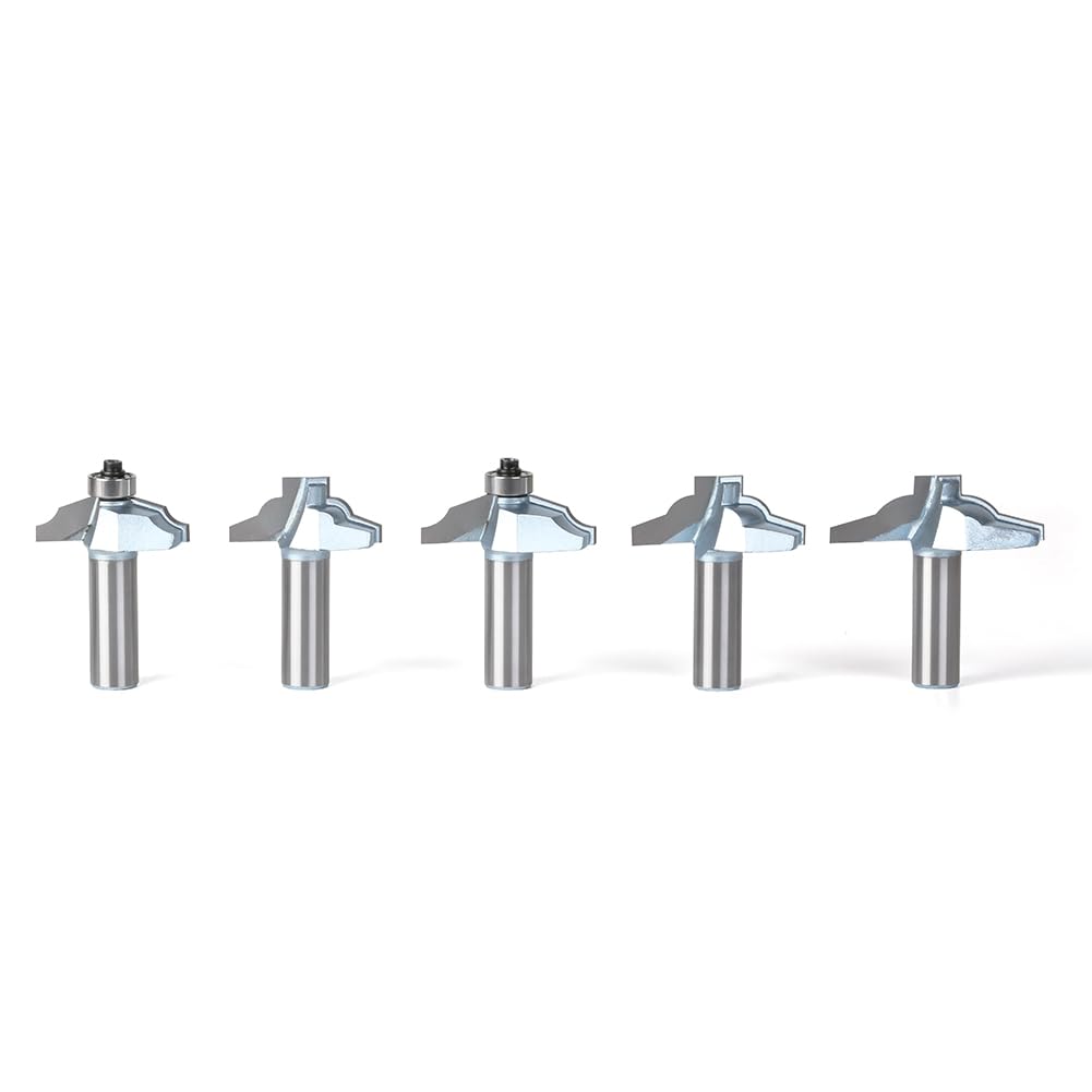 1/2 szt. 12mm router Bit 12.7mm frez frez do drewna metalowe frezy z węglika spiekanego narzędzia do obróbki drewna 12mm średnica frezu 12.7mm(2PCS 12X46mm AB)