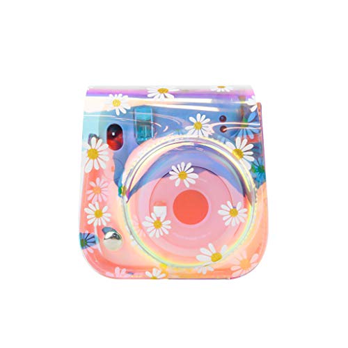 Symphony Étui Housse de Sac pour Appareil Photo Compatible avec Fujifilm Instax Mini 11,Mini 8,Mini 8+, Mini 9 Sac de Protection en PVC avec bandoulière réglable Cover
