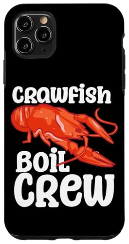 Crawfish Boil Party Louisiana Cangrejo Mariscos Amante de la comida Carcasa para iPhone 11 Pro Max