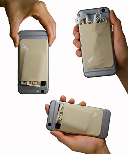 image for Gecko Travel Tech A Card Holder Phone Wallet Stick on - Credit Card Ho