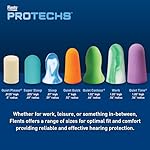 Flents Protechs Foam Ear Plugs, NRR 33 Noise Reduction, 10 Pairs with Case - Image 4