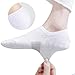 Marchare Women No Show Socks Low Cut Invisible Cushioned Socks 5-8 Ankle Athletic Sock For Women With Grips White 4 Pack