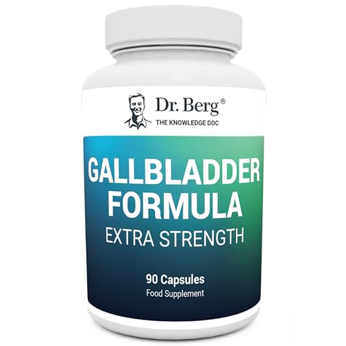 Dr. Bergs Gallbladder Formula Extra Strength - Promotes Digestive Comfort & Improved Absorption of Nutrients & More Satisfied After Meals - 90 Capsules